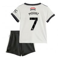 Manchester United Mason Mount #7 Tredjedraktsett Barn 2024-25 Kortermet (+ Korte bukser)